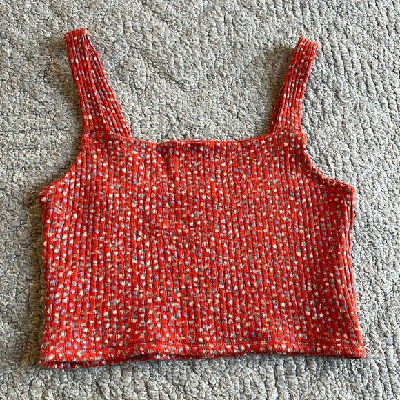 American Eagle Outfitters Tops - American Eagle Square Neck Cropped Tank